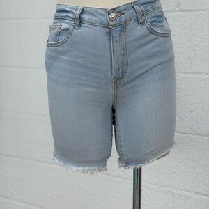 Women's Light Blue Denim Shorts